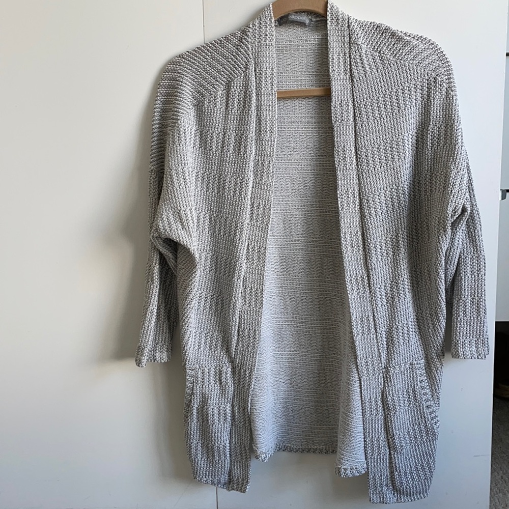 Loveappella gray cardigan